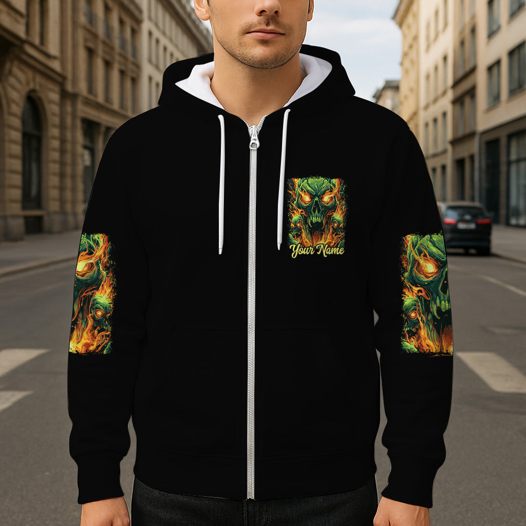 Back Off - Personalized Skull All Over Shirt