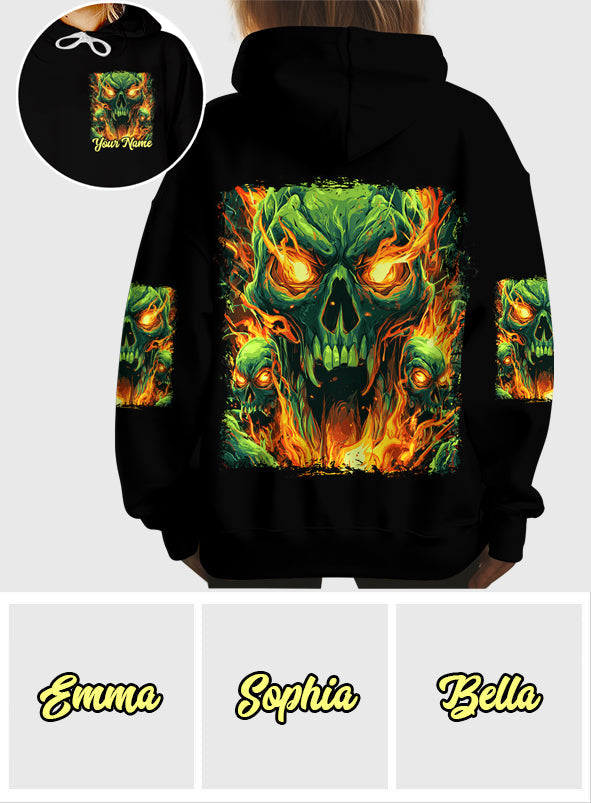 Back Off - Personalized Skull All Over Shirt