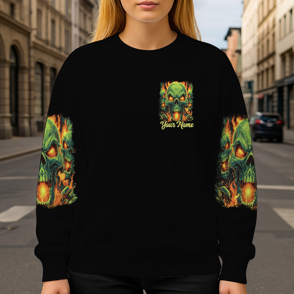 Back Off - Personalized Skull All Over Shirt