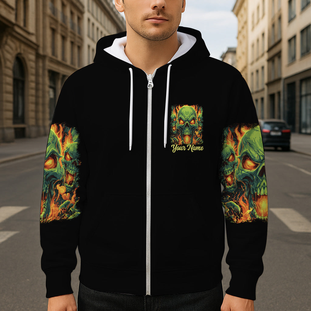 Back Off - Personalized Skull All Over Shirt