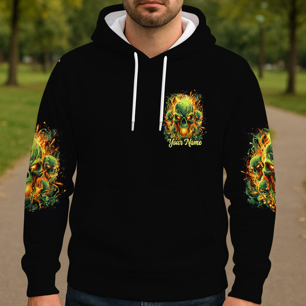 Back Off - Personalized Skull All Over Shirt