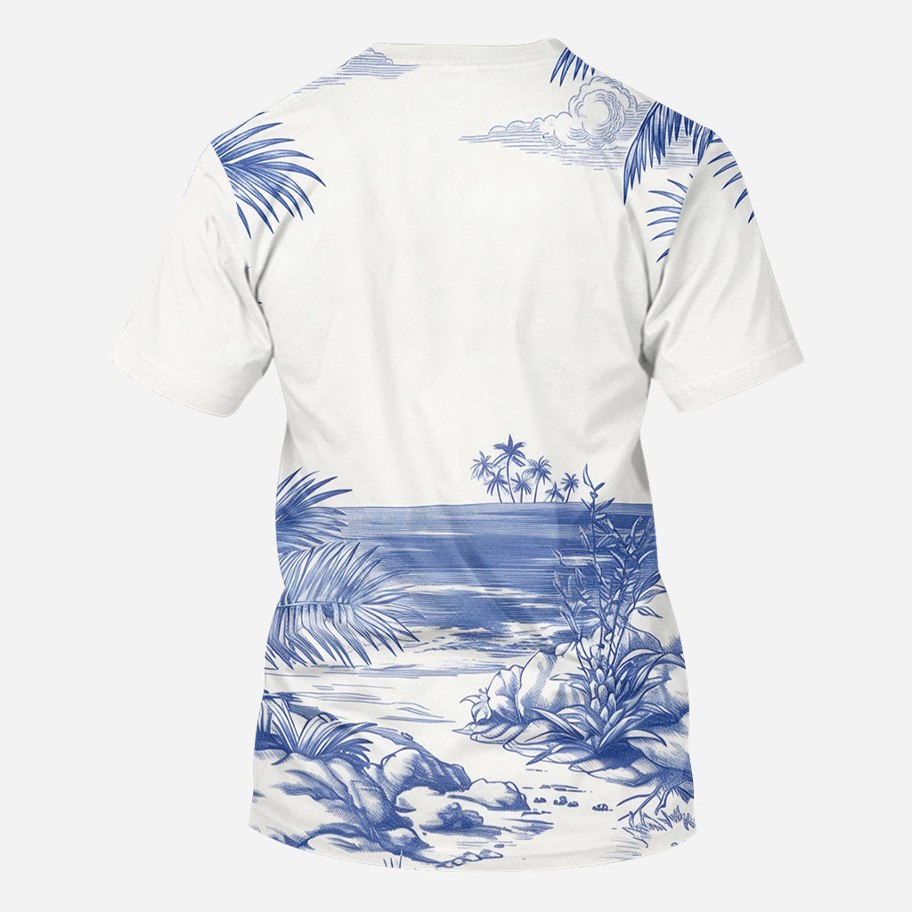 Beachy Vibe - Personalized Sea Lover All Over Shirt