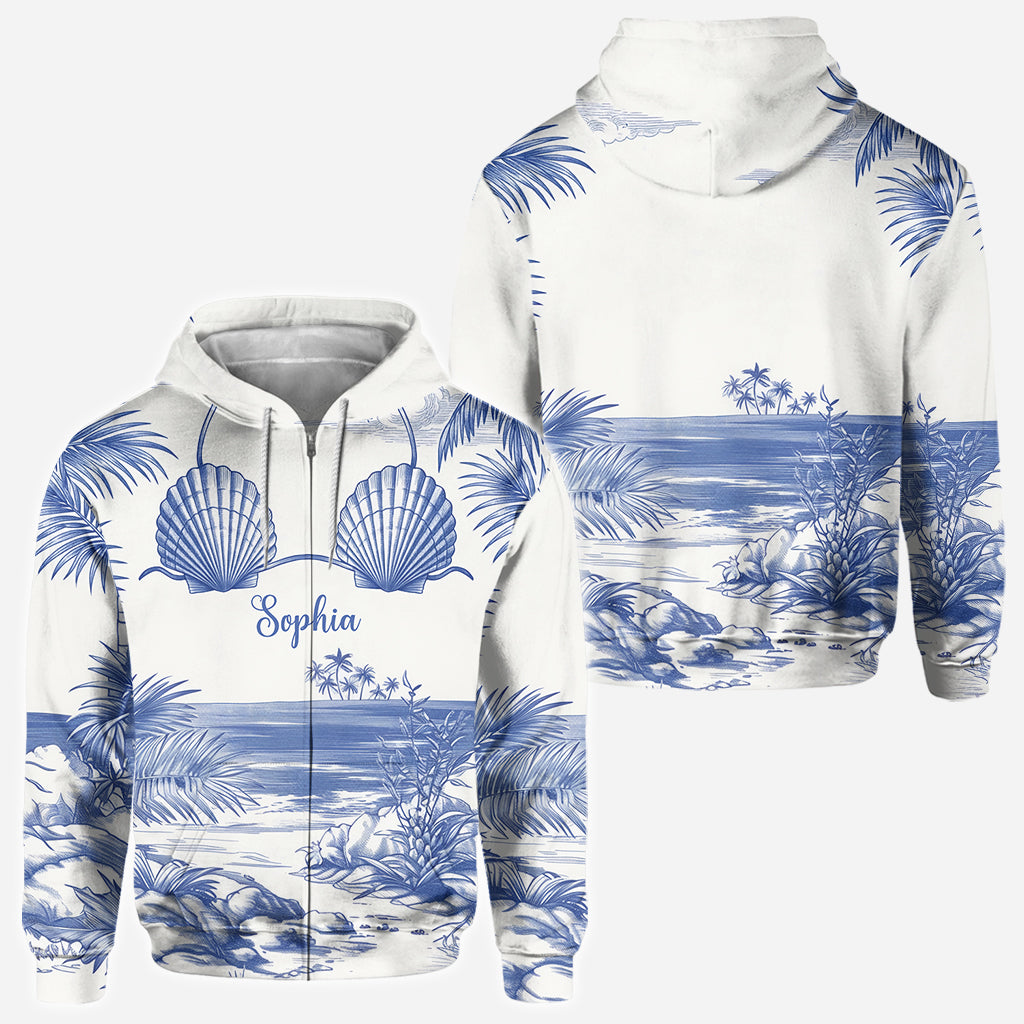Beachy Vibe - Personalized Sea Lover All Over Shirt