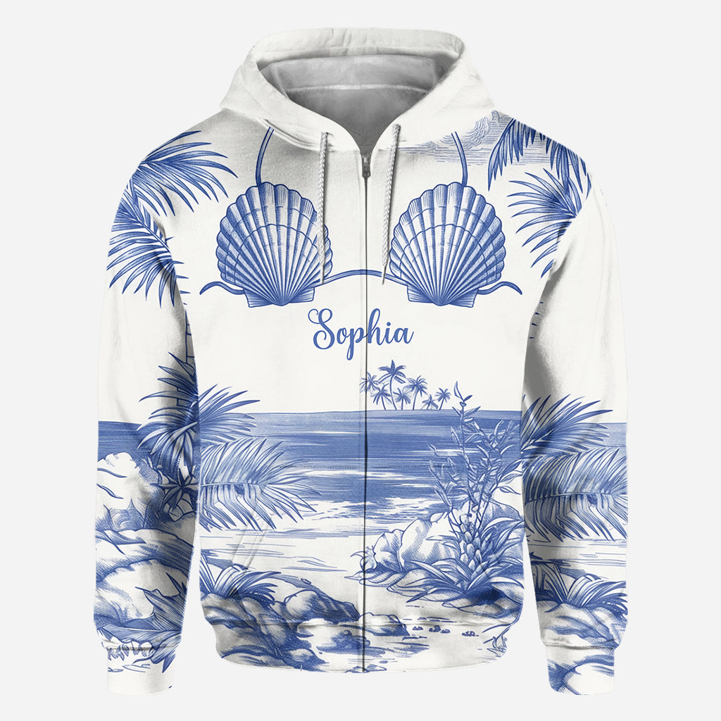 Beachy Vibe - Personalized Sea Lover All Over Shirt