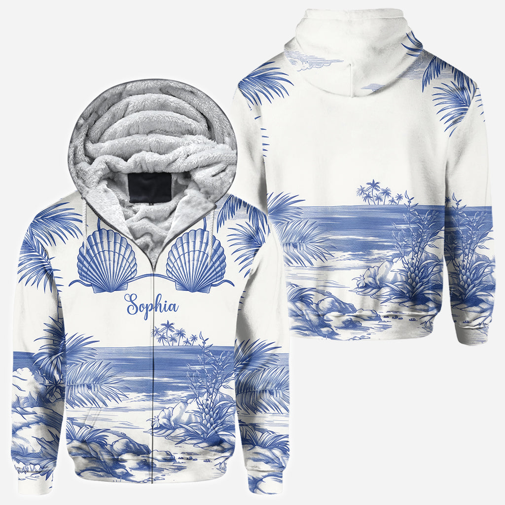 Beachy Vibe - Personalized Sea Lover All Over Shirt