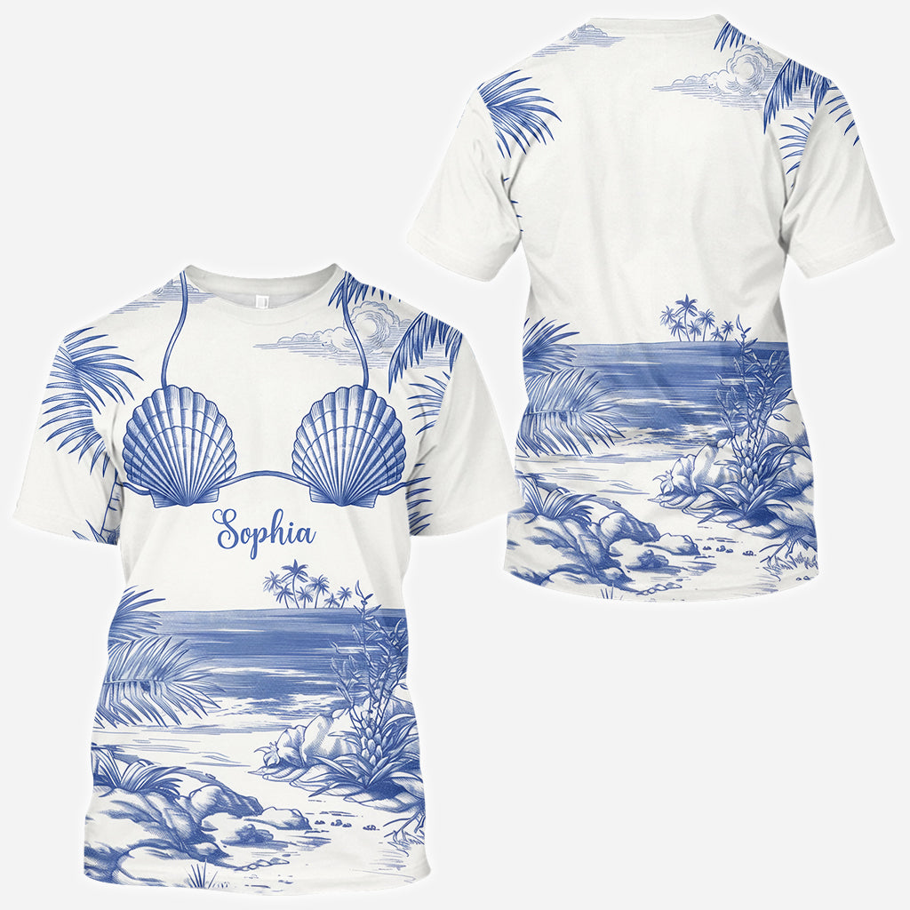 Beachy Vibe - Personalized Sea Lover All Over Shirt