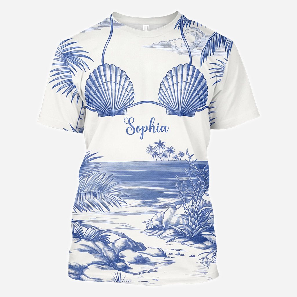 Beachy Vibe - Personalized Sea Lover All Over Shirt