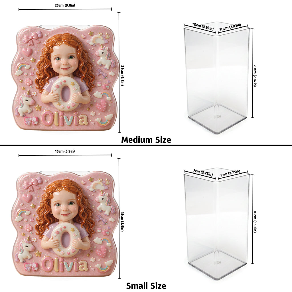 Any Photo, Any Theme - Personalized Kid Acrylic Pot