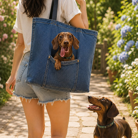Gift for Pet Owner - Personalized Dog Tote Bag