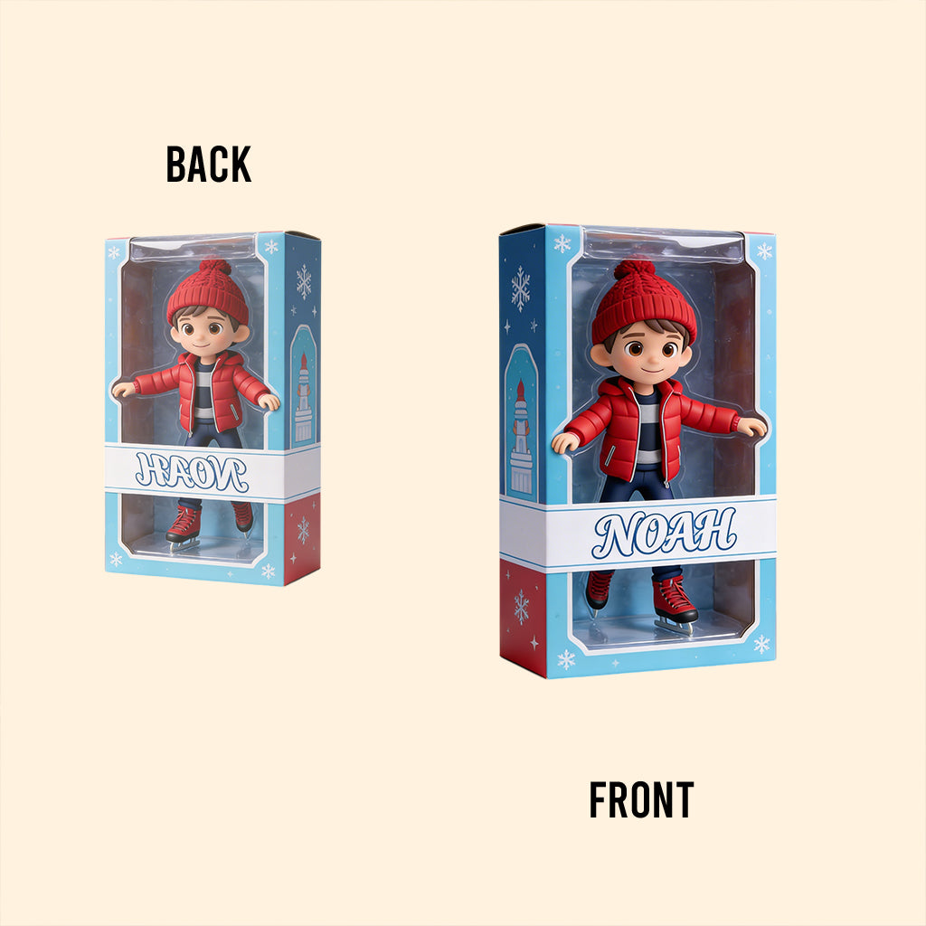 Any Sport - Ice Skating, Skiing, Hockey,... - Personalized Ice Skating Custom Shaped Acrylic Plaque