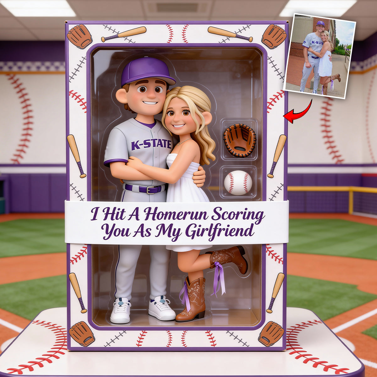 Best Catch Sports Collectible - Personalized Baseball Custom Shaped Acrylic Plaque