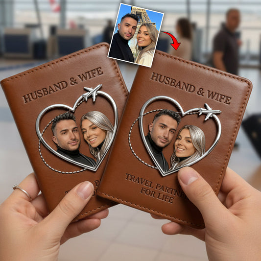 Traveling Partners For Life - Personalized Travelling Passport Holder