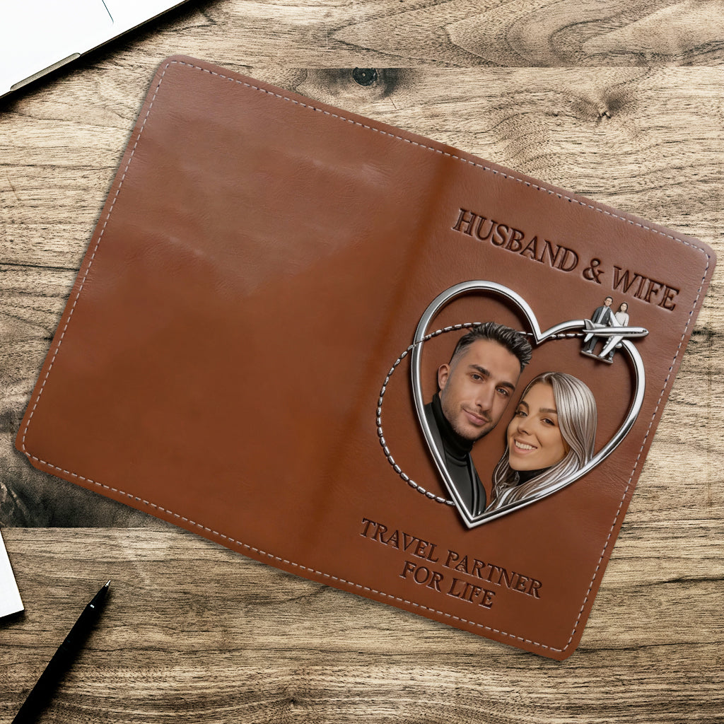 Traveling Partners For Life - Personalized Travelling Passport Holder