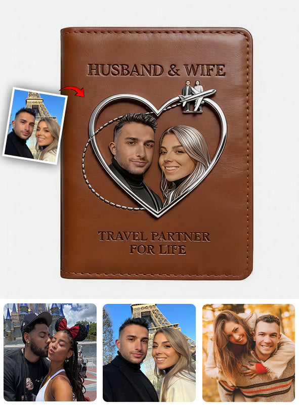 Traveling Partners For Life - Personalized Travelling Passport Holder