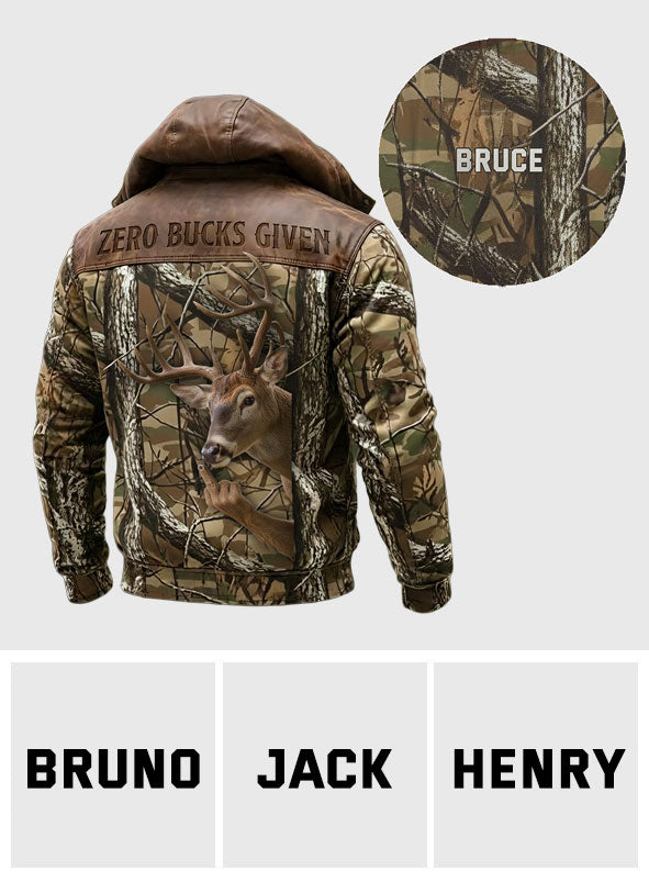 Zero Bucks Given - Personalized Hunting All Over Shirt