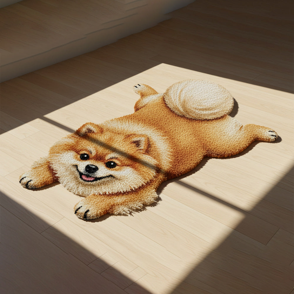 Cute Dog - Personalized Dog Non-Slip Tufted Rug