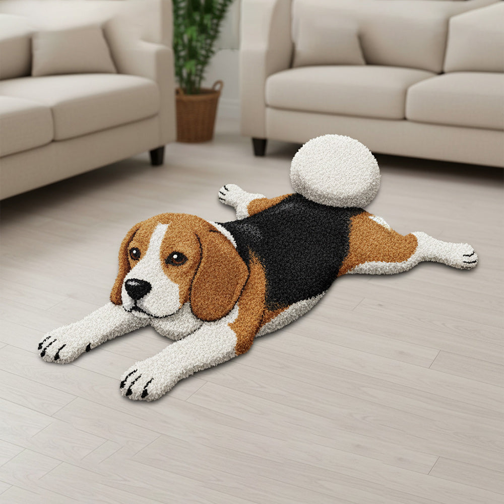 Cute Dog - Personalized Dog Non-Slip Tufted Rug