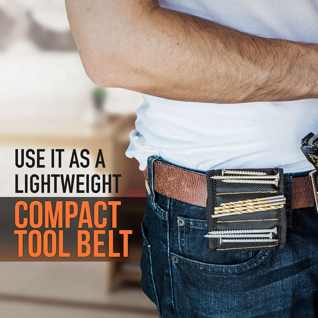 Magnetic Wristband For Holding Screws Nails And Drill Bits