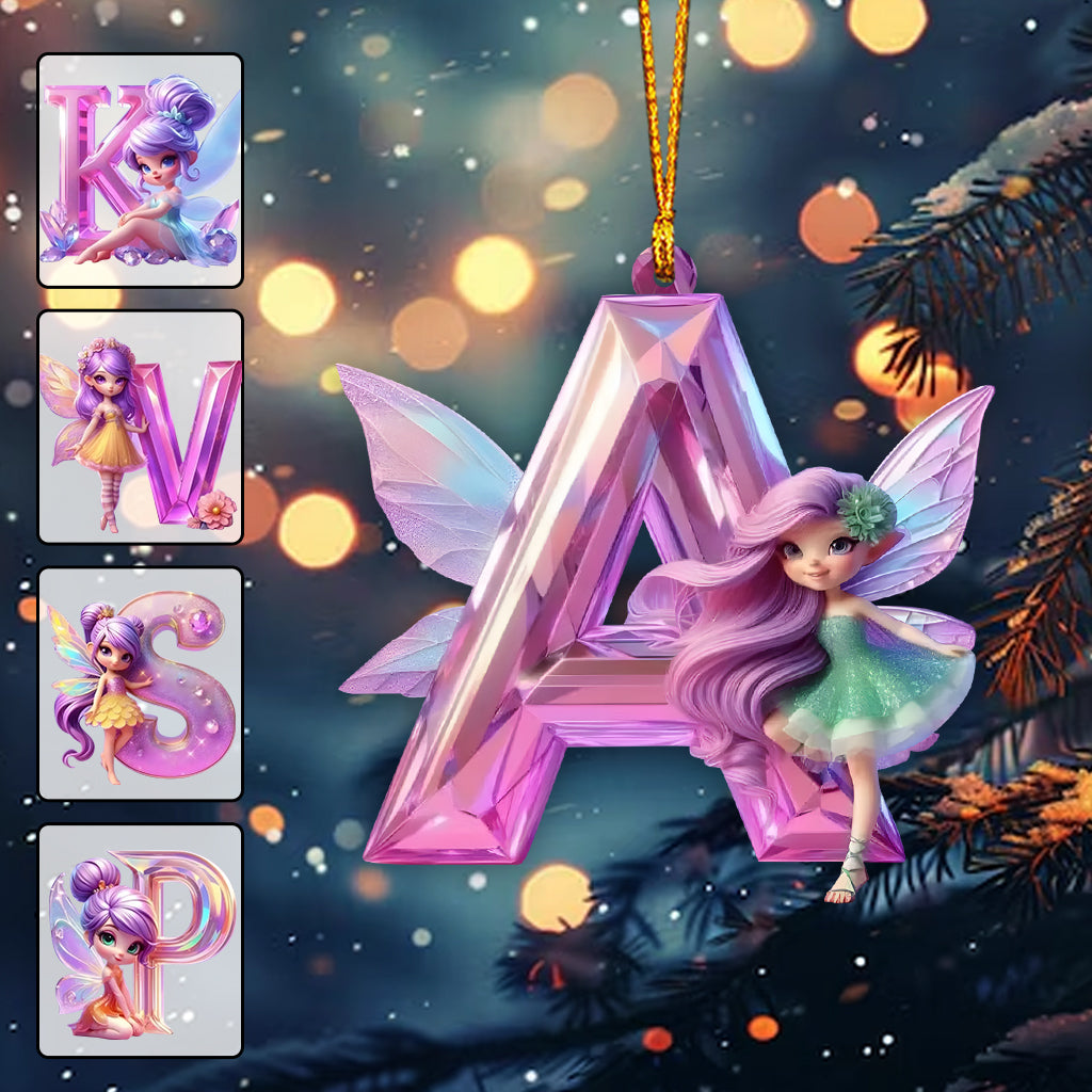 Fairy Alphabet - Personalized Kid Ornament