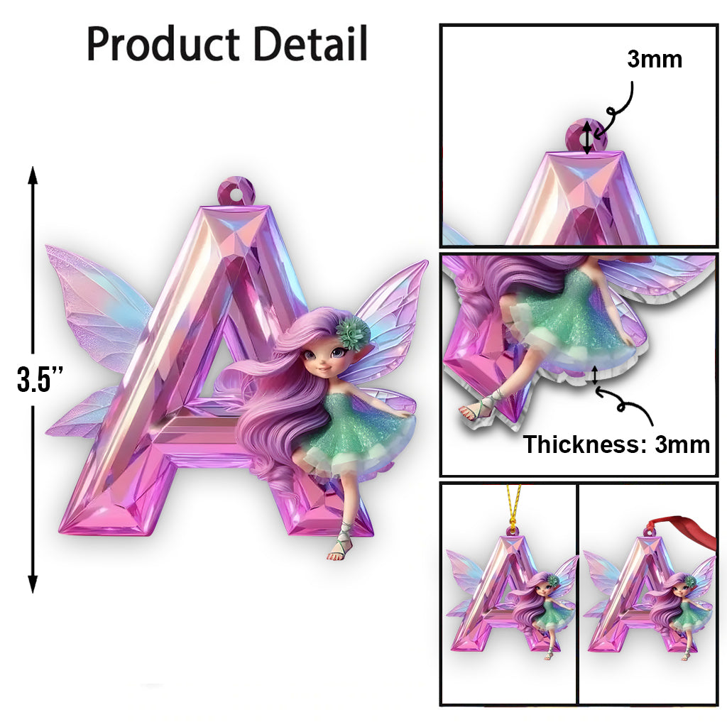 Fairy Alphabet - Personalized Kid Ornament