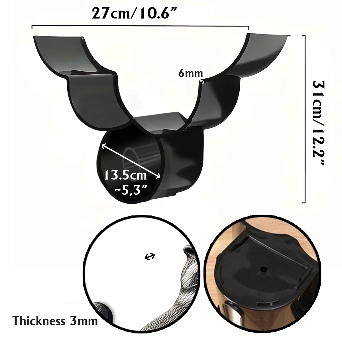 Funny Decoration - Personalized Raccoon Toilet Paper Holder Rack