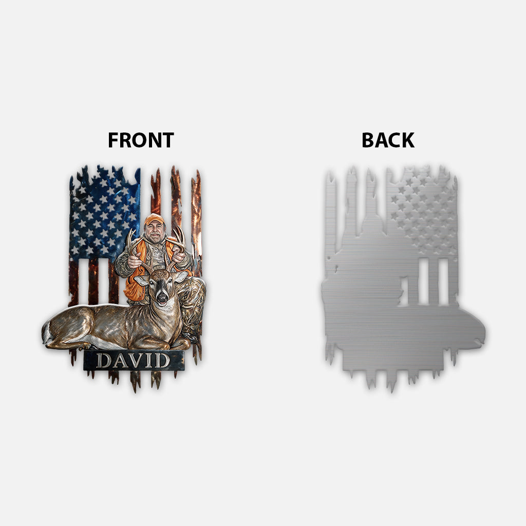 Hunting Season - Personalized Hunting 3D Printed Cut Metal Sign