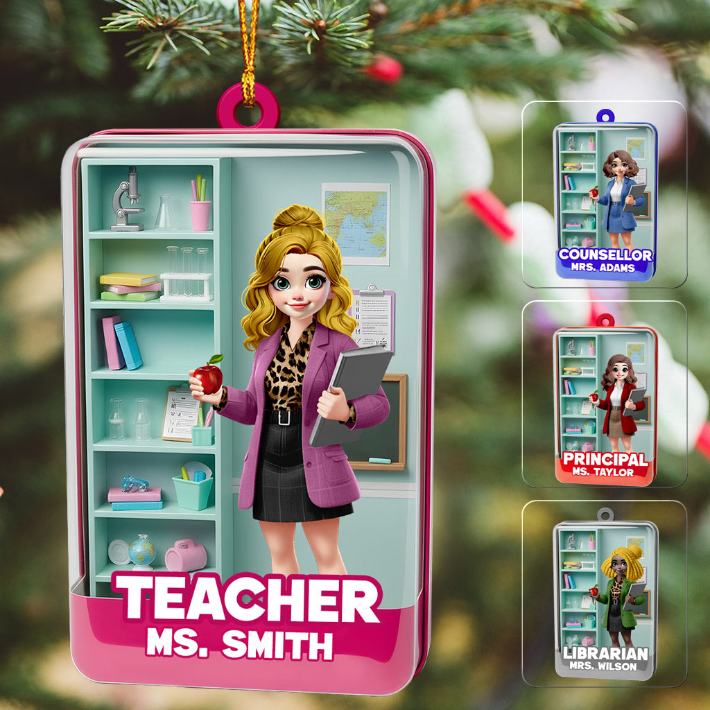 Love Being A Teacher - Personalized Teacher Ornament