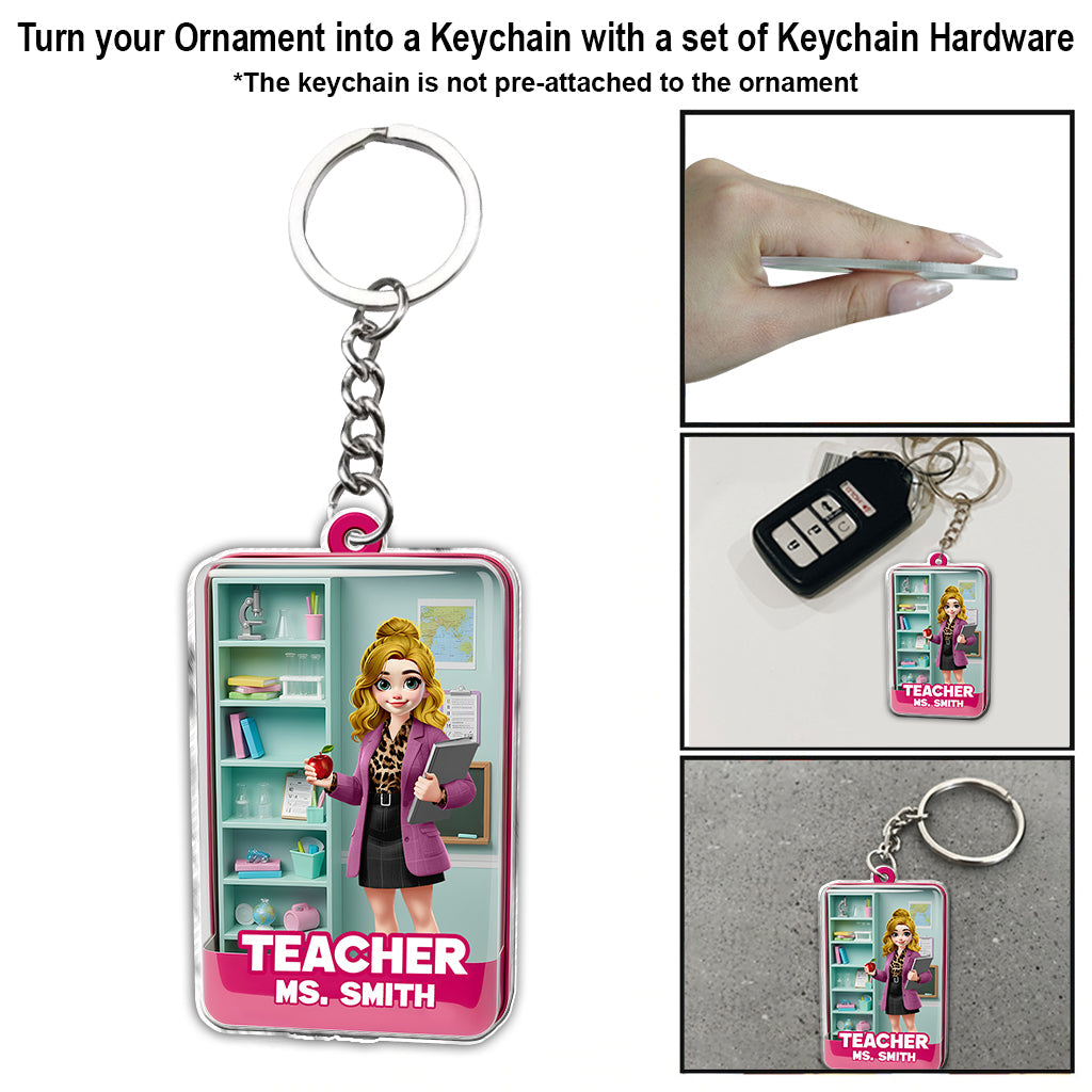 Love Being A Teacher - Personalized Teacher Ornament