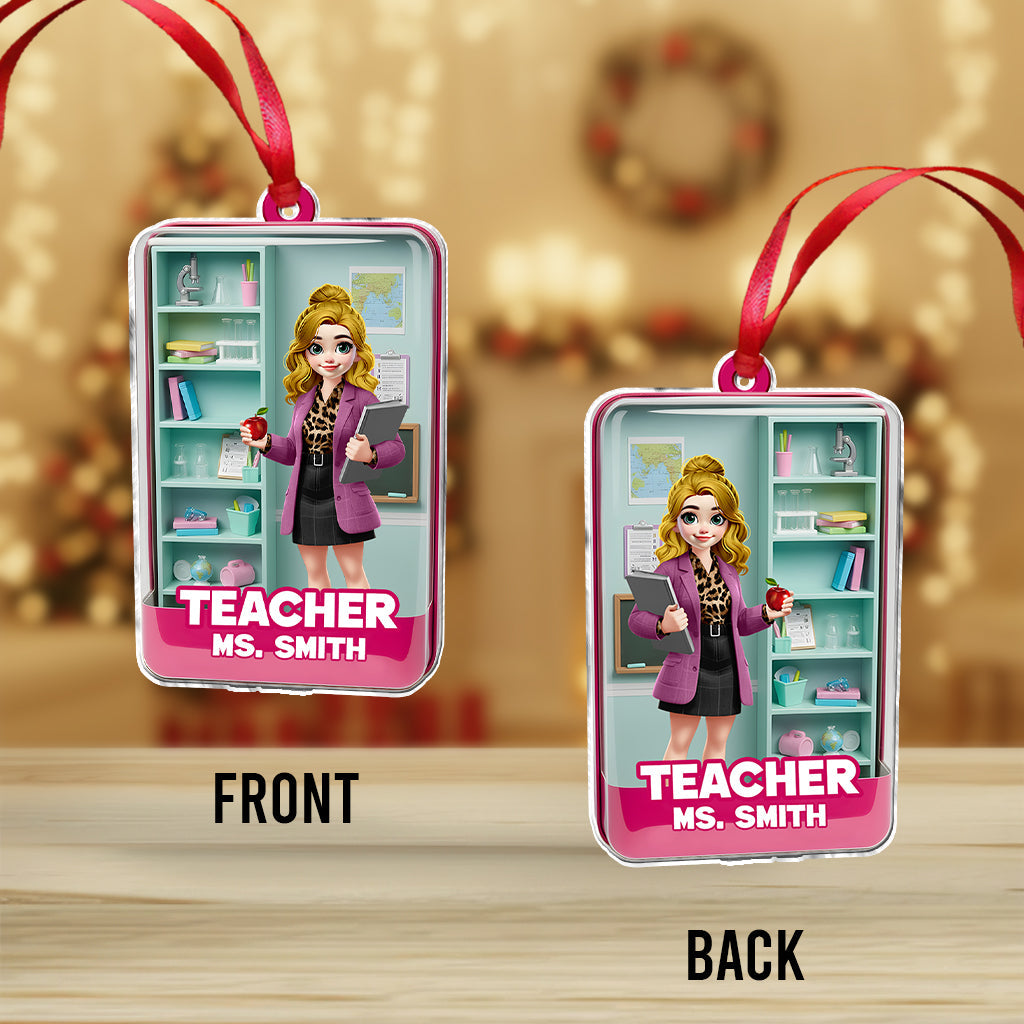 Love Being A Teacher - Personalized Teacher Ornament