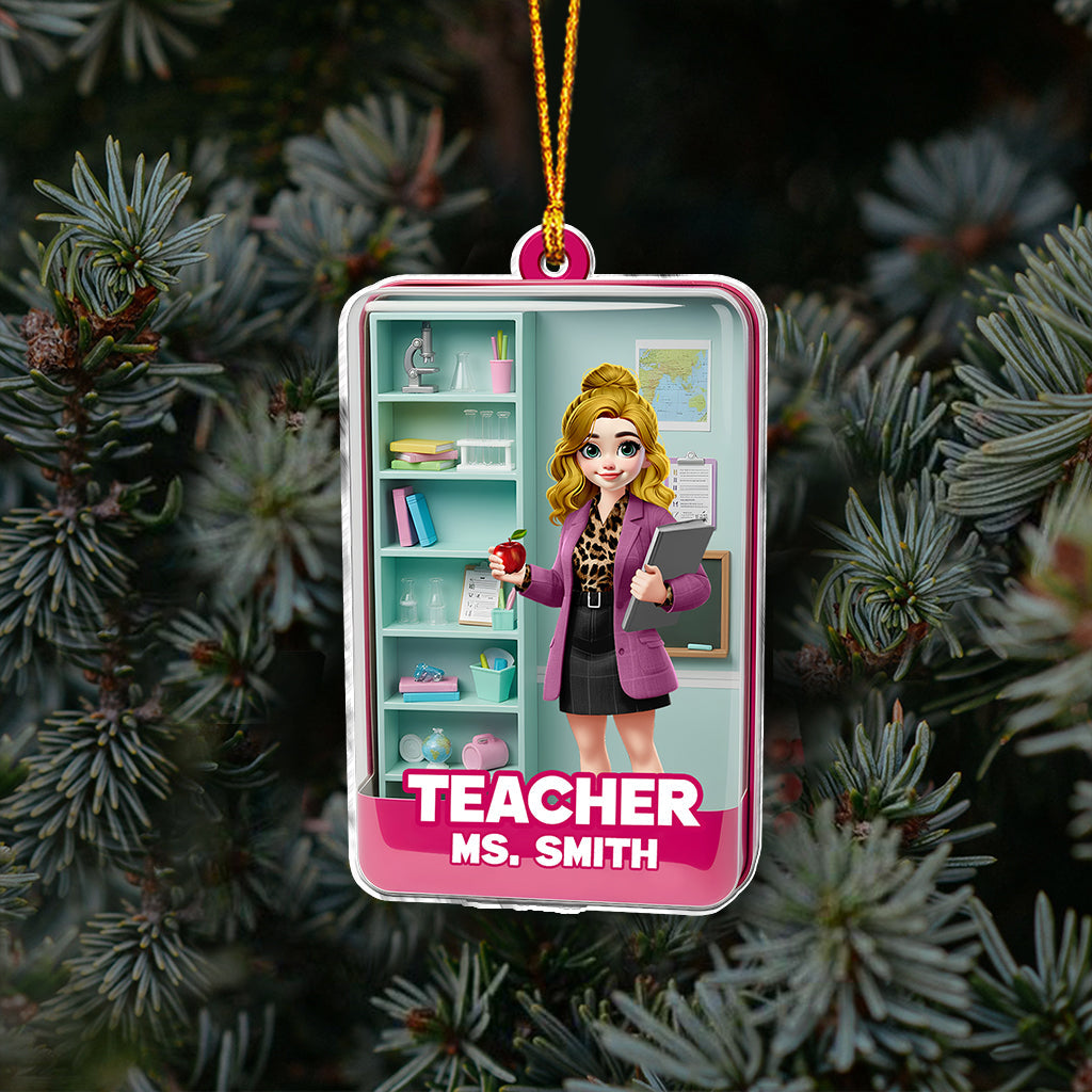 Love Being A Teacher - Personalized Teacher Ornament