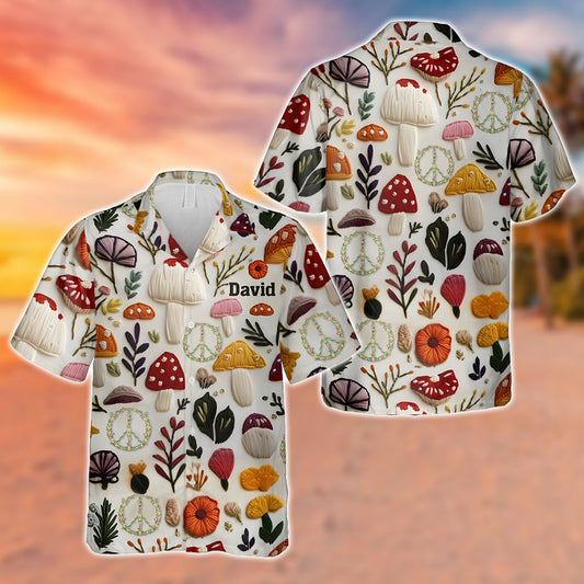 Hippie Soul - Personalized Hippie Hawaiian Shirt