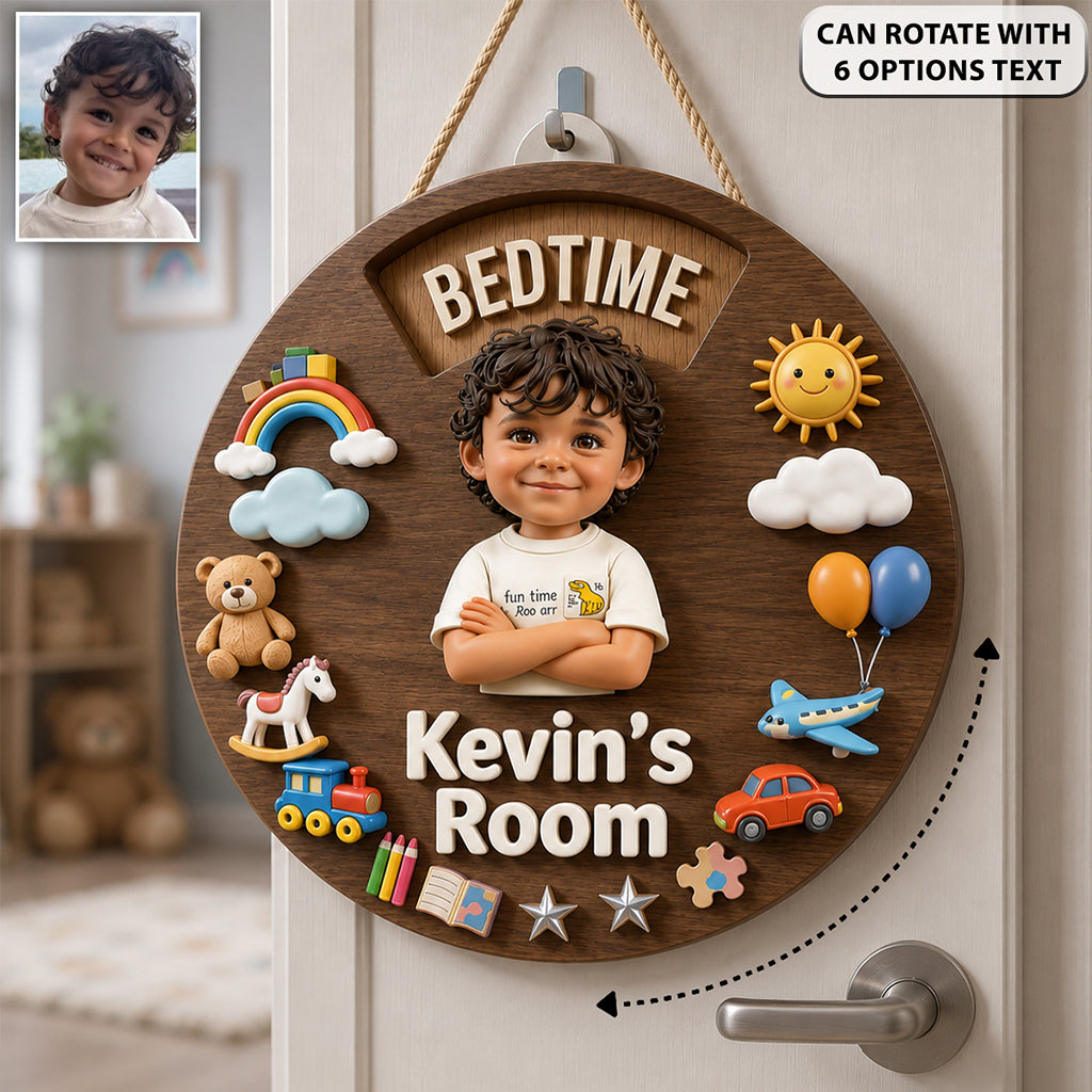 Little Moments - Personalized Kid Spinner Sign Custom Shape