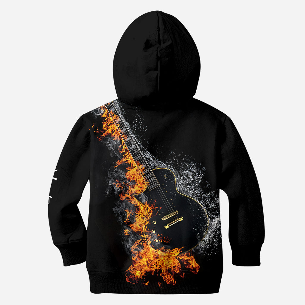 Blazing Guitar - Personalized Guitar All Over Shirt