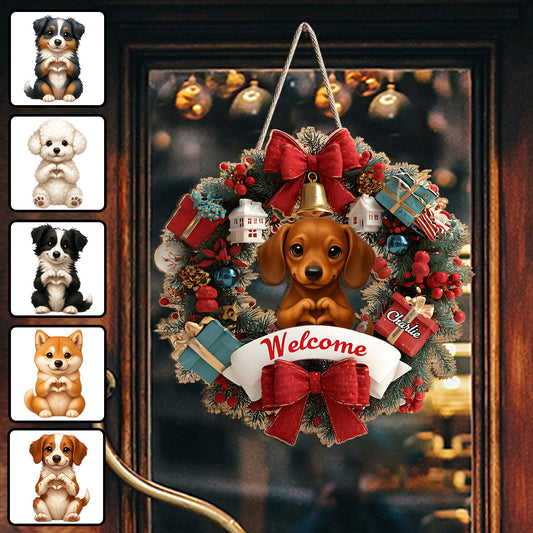 Welcome Home - Personalized Pet Custom Shaped Wood Sign