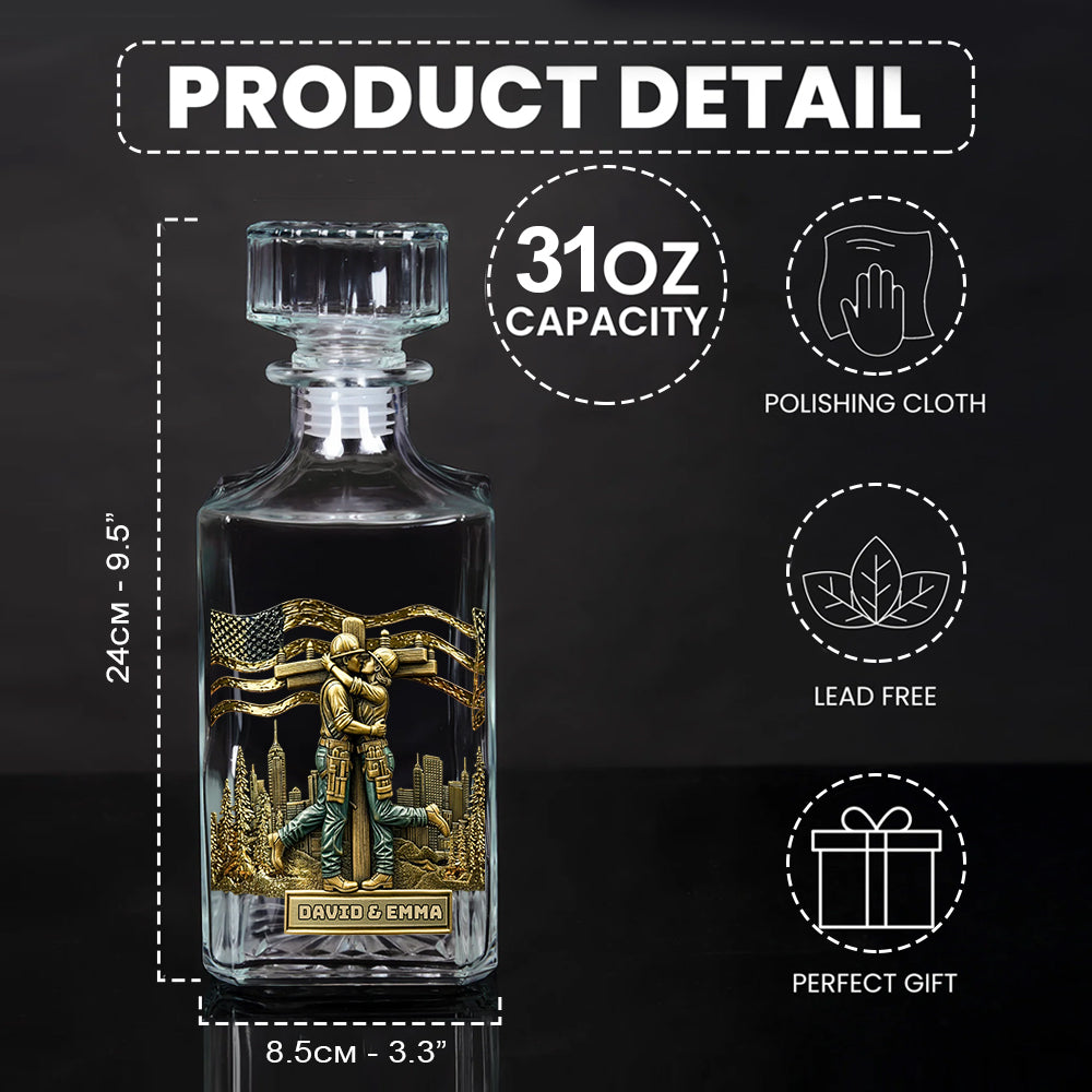 Lineman & Linewoman Legacy Glass - Personalized Lineman Whiskey Glass