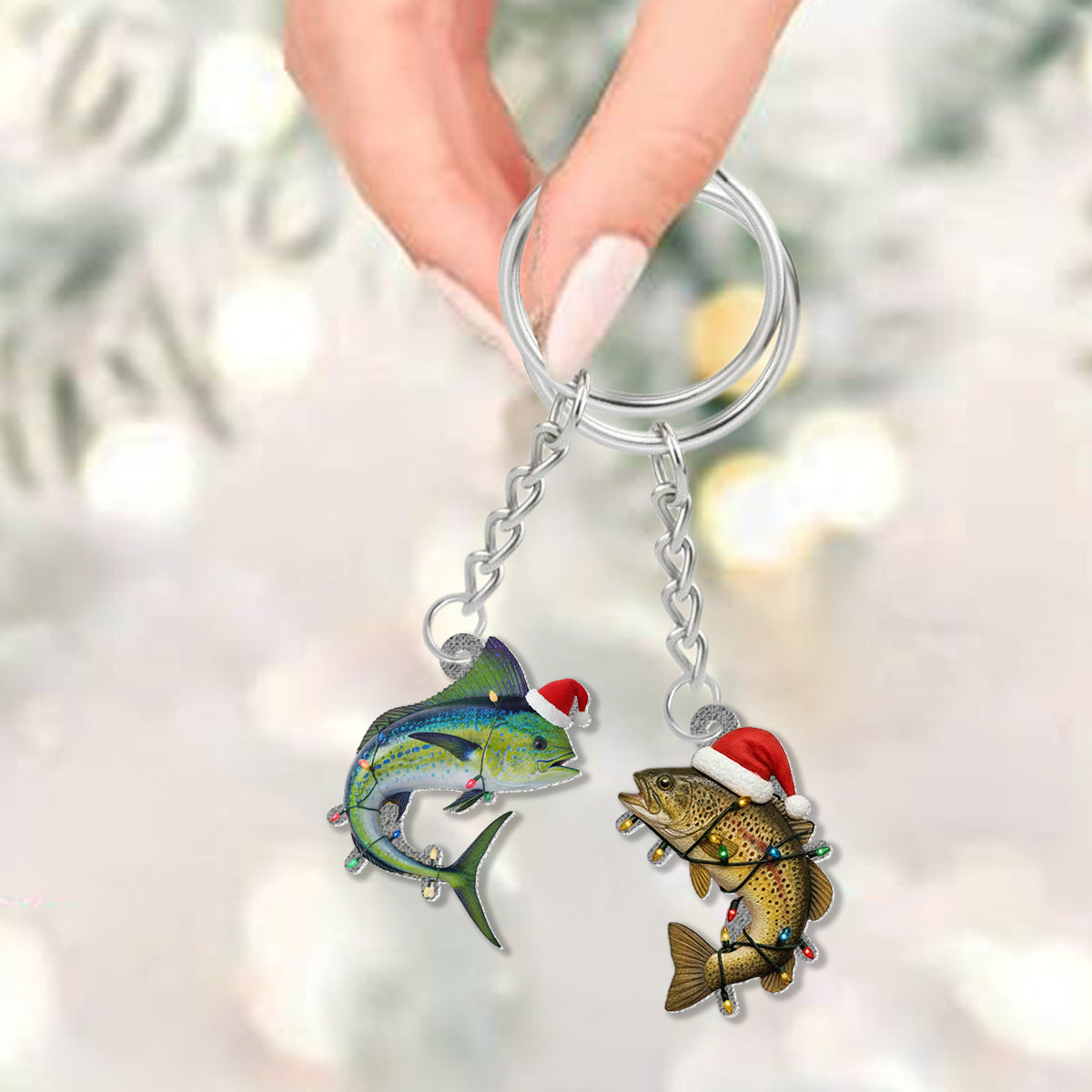 Fishing Advent Calendar 2025 - Personalized Fishing Advent Calendar With Ornaments