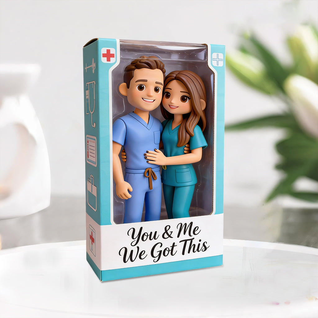 You & Me We Got This - Personalized Nurse Custom Shaped Acrylic Plaque