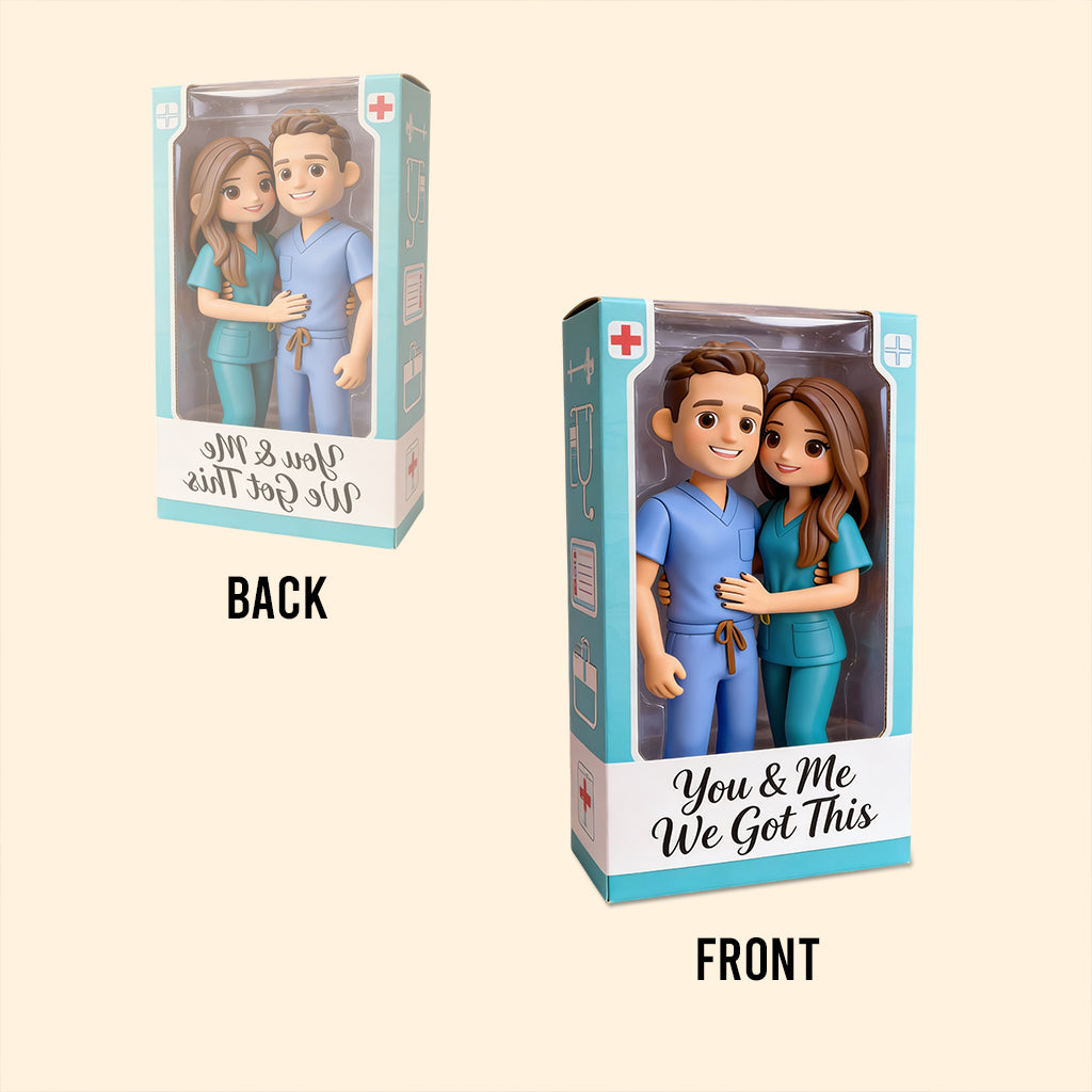 You & Me We Got This - Personalized Nurse Custom Shaped Acrylic Plaque