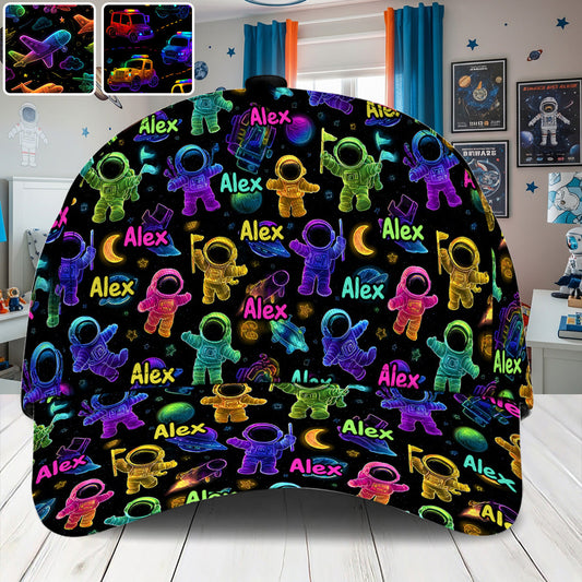 Astronauts Suitable for Kids to Go Out with Outdoor - Personalized Kid Classic Cap