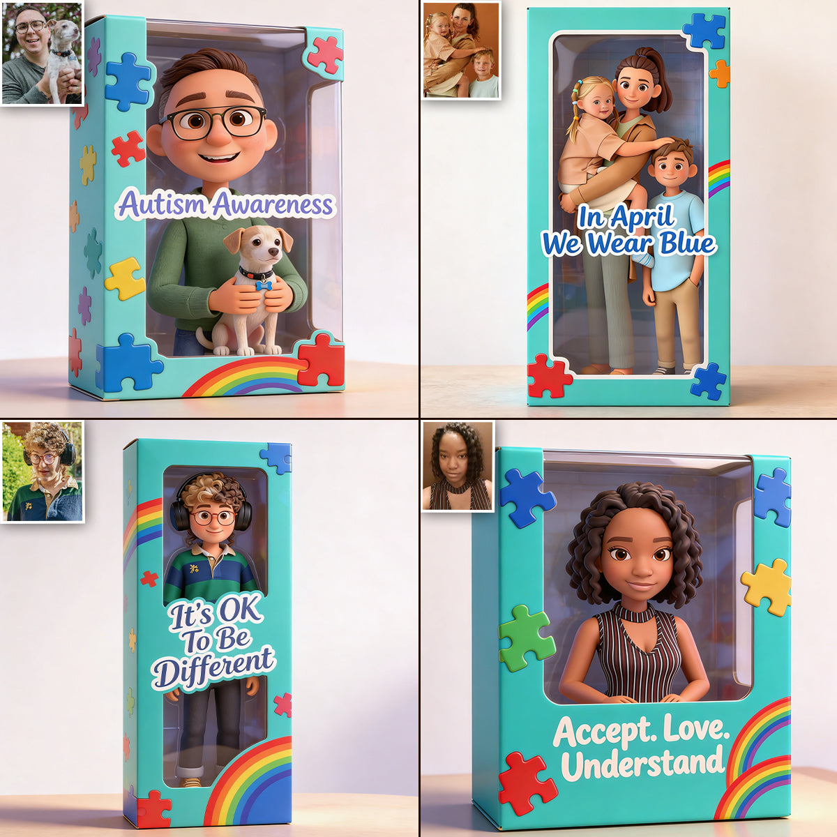 Autism Awareness - Personalized Autism Awareness Custom Shaped Acrylic Plaque