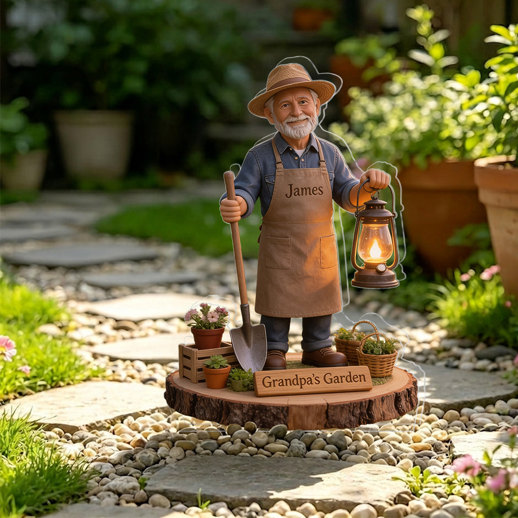 Secret Garden - Personalized Gardening Solar Acrylic Light