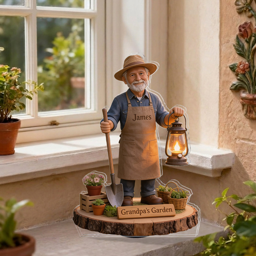 Secret Garden - Personalized Gardening Solar Acrylic Light