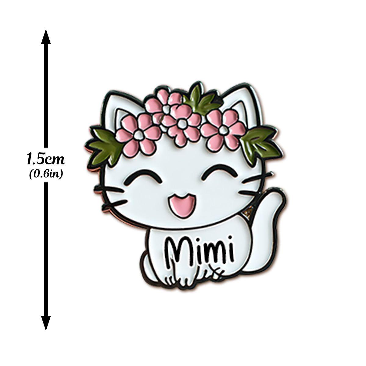 Lovely Cat - Personalized Cat Stud Earrings