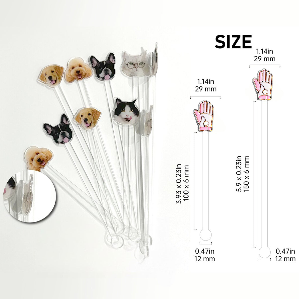 Just A Girl Who Loves Golf - Personalized Golf Set Accent Mug with Acrylic Stirrers