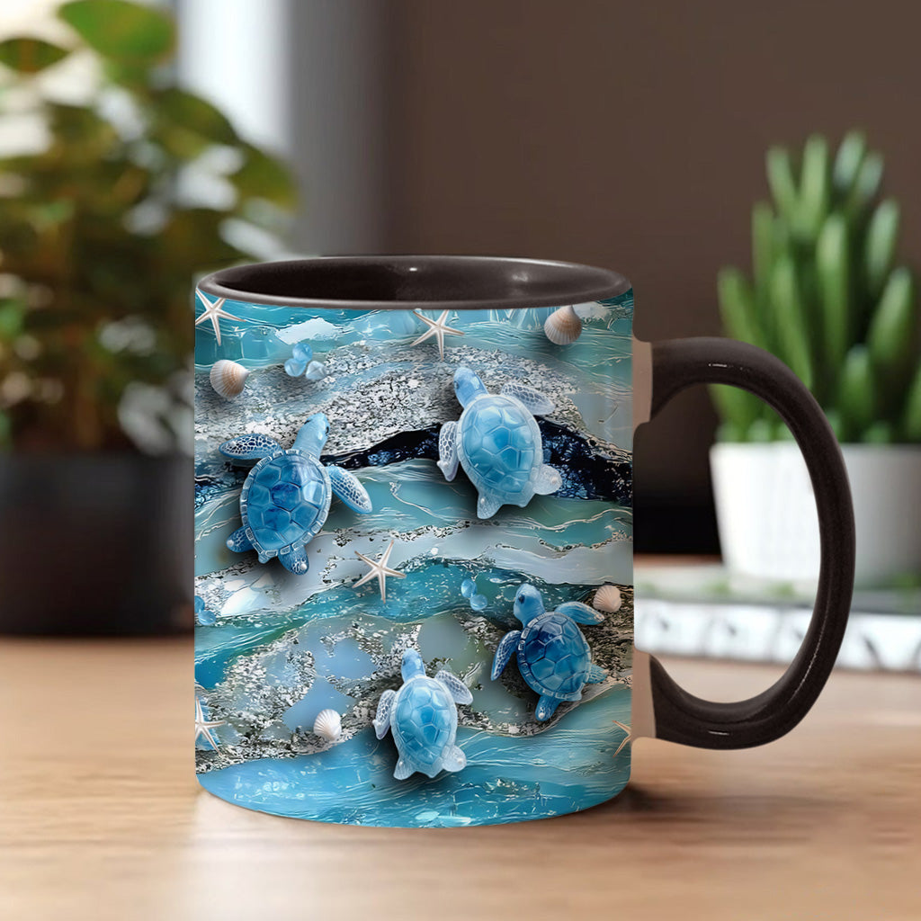 Love Turtles - Personalized Turtle Accent Mug
