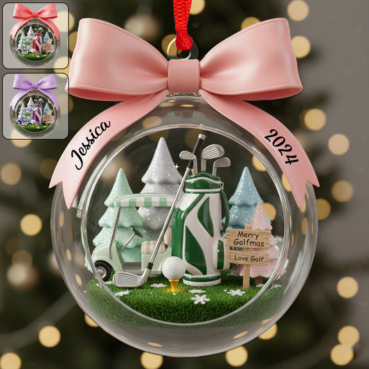 Golf Christmas - Personalized Golf Ornament