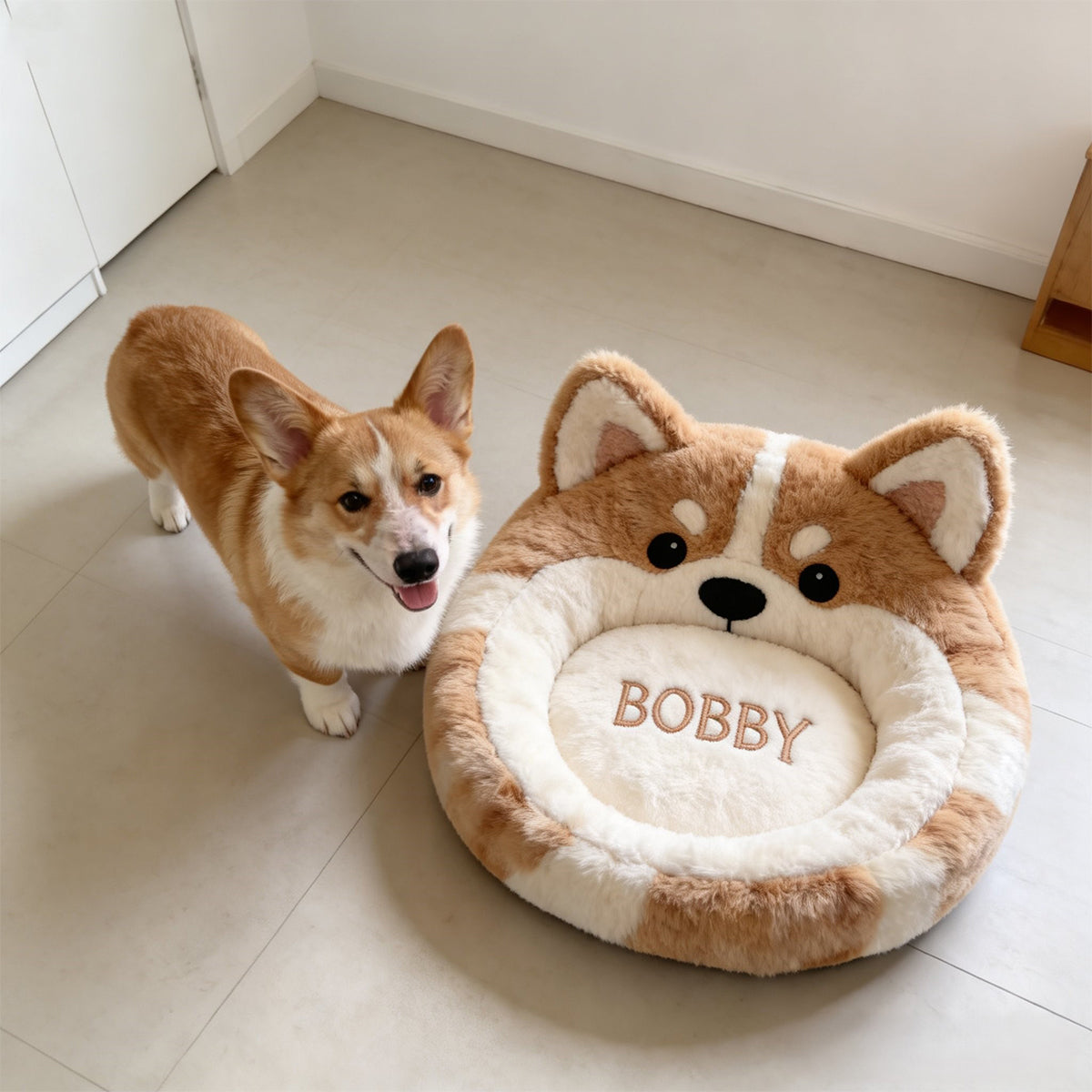 Dog Must-have Item - Personalized Dog Premium Faux Fur Pillow