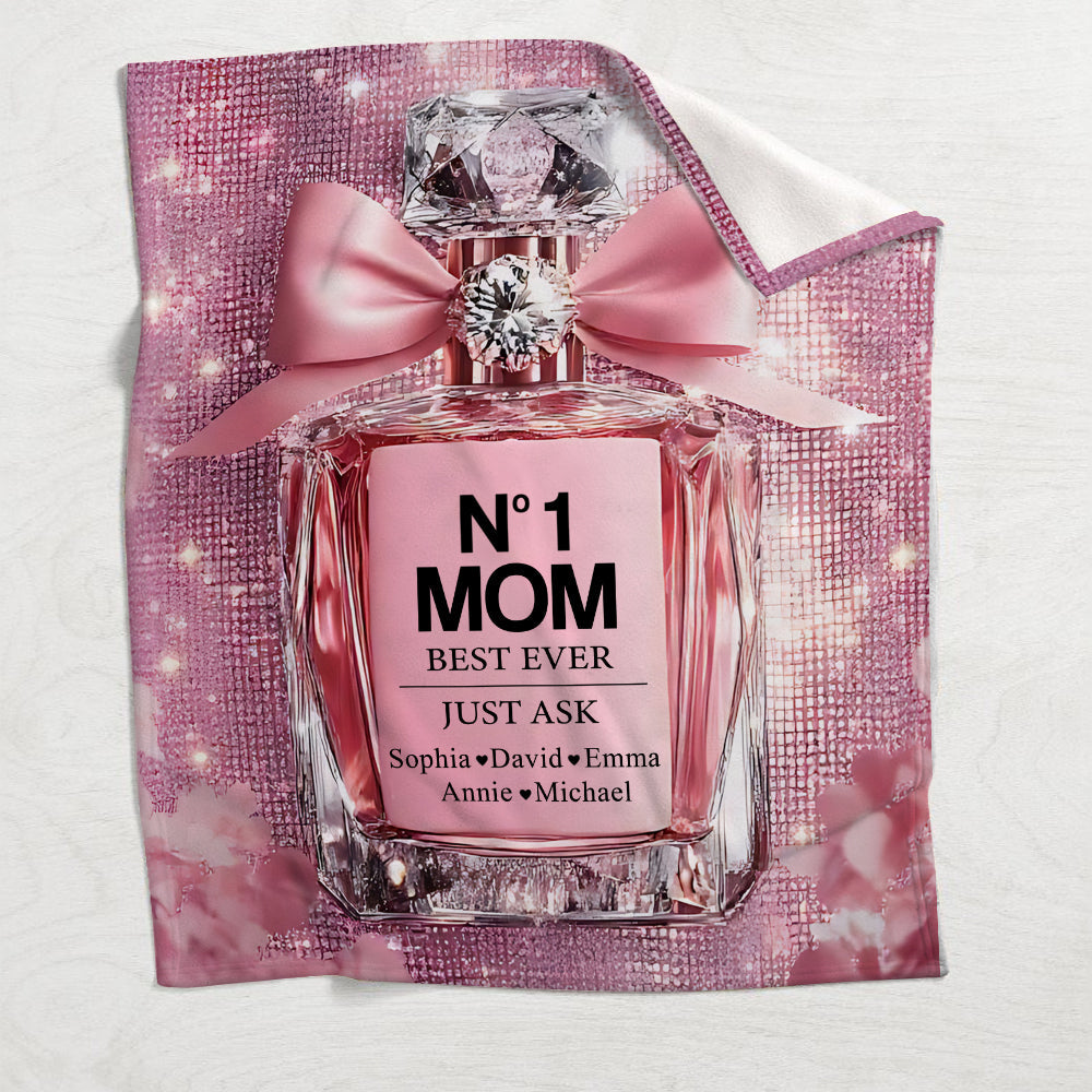 No1 Mom Ever - Personalized Mother Blanket