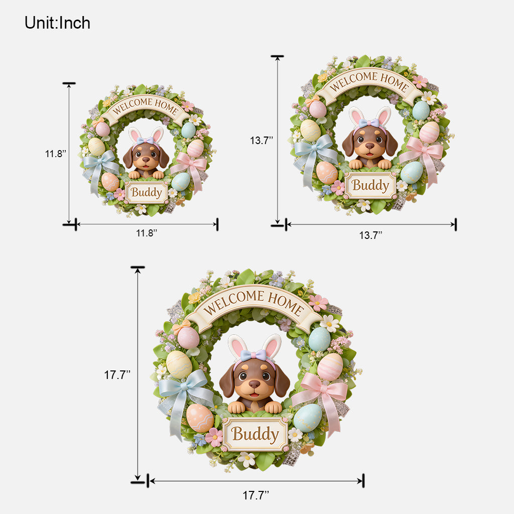 Any Photo Easter's Day Gift - Personalized Dog Custom Shaped Wood Sign