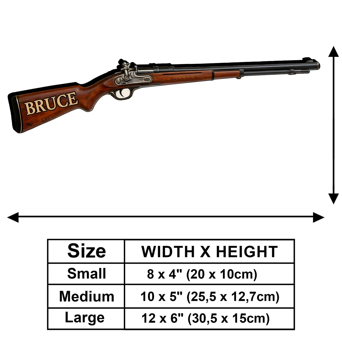 Deer Head - Personalized Hunting Wooden Wall Mount Sign